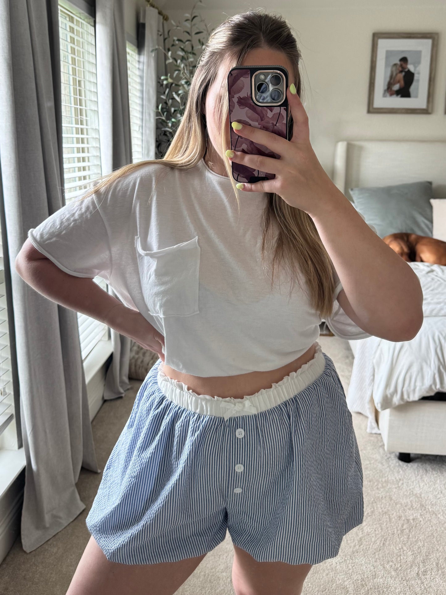 Blue Bubble Boxer Shorts