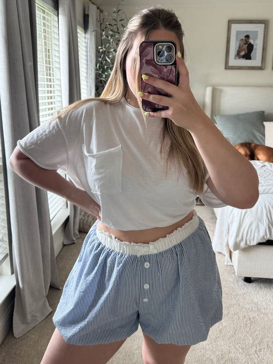 Blue Bubble Boxer Shorts